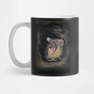 A Very Tired Pine Marten Mug